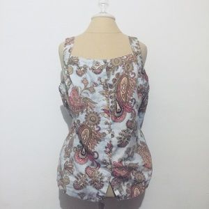 Tommy Hilfiger Women’s 18 Tank 100% Linen; lined!